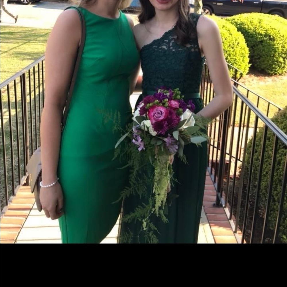 Vince Camuto Green Dress Size 4 - Picture 5 of 5